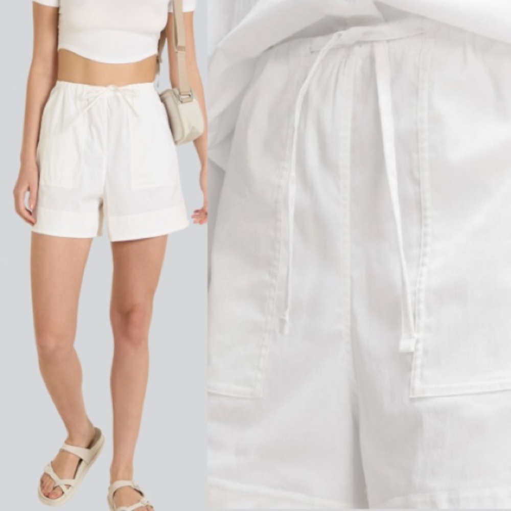 Lululemon Cotton-Blend Poplin High-Rise
Short 4" Crisp White Lightweight NWT